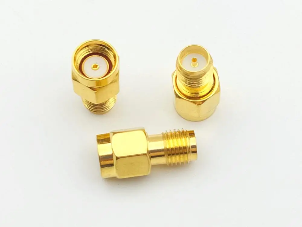 

100pcs RP-SMA Male To RP SMA Female straight extension RF Connectors