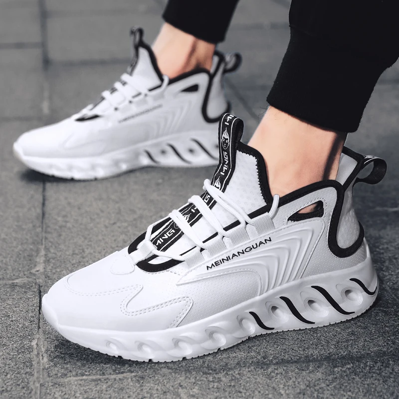 

2021 Men's Sneakers Breathable Footwear Stylish Walking Jogging Leisure Outdoor Light Shoes Mesh Running Shoes Zapatos Hombre