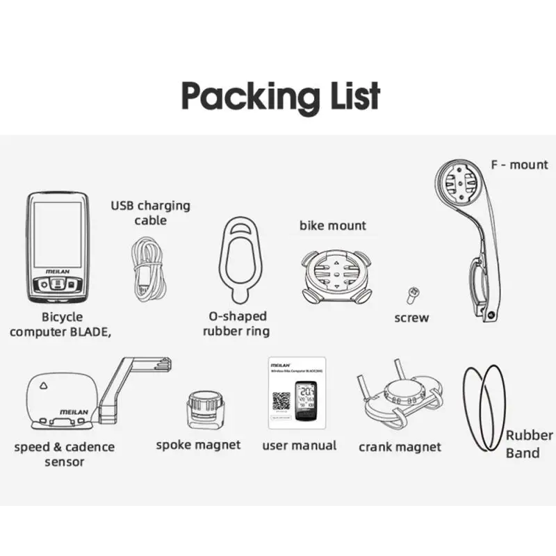 

Waterproof Cycling Bike Computer Speedometer Speedometer Odometer Bicycle Code Meter Bicycle Speed Measuring Accessory