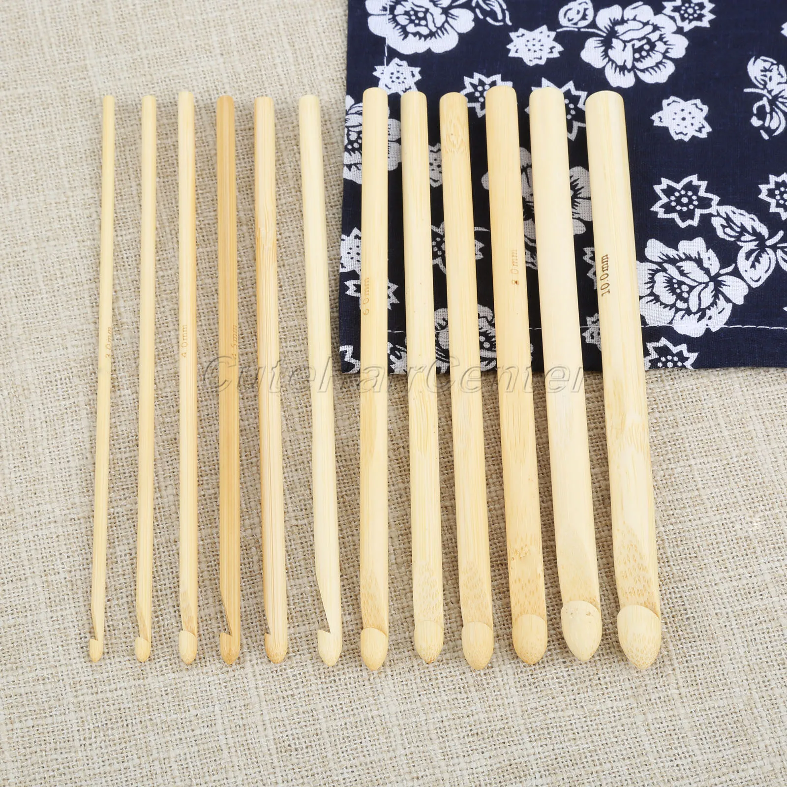 12 шт./компл. бамбуковый крючок для вязания крючком ручной ткачество инструмент