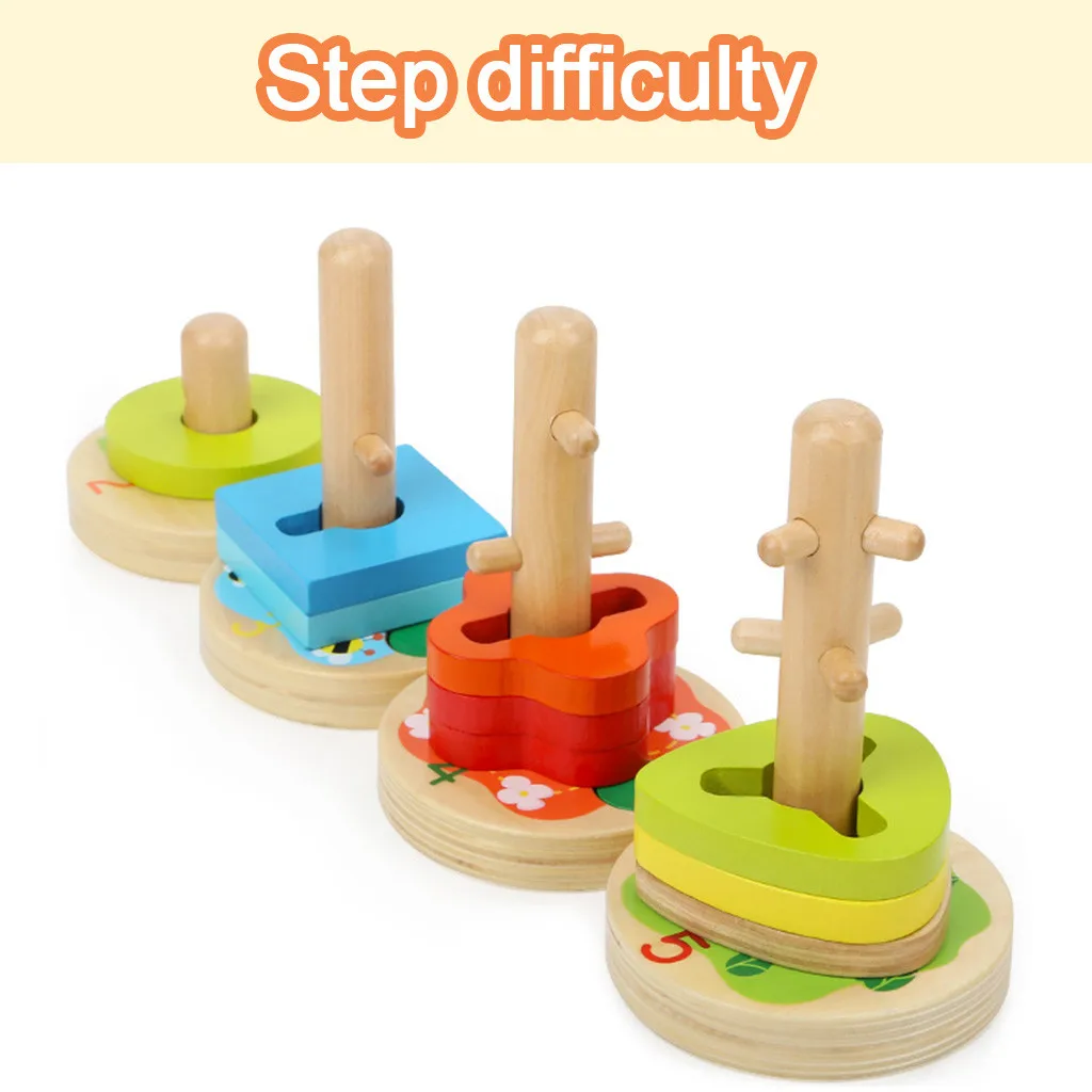 Деревянные головоломки игрушки игра дошкольные магические интеллектуальная