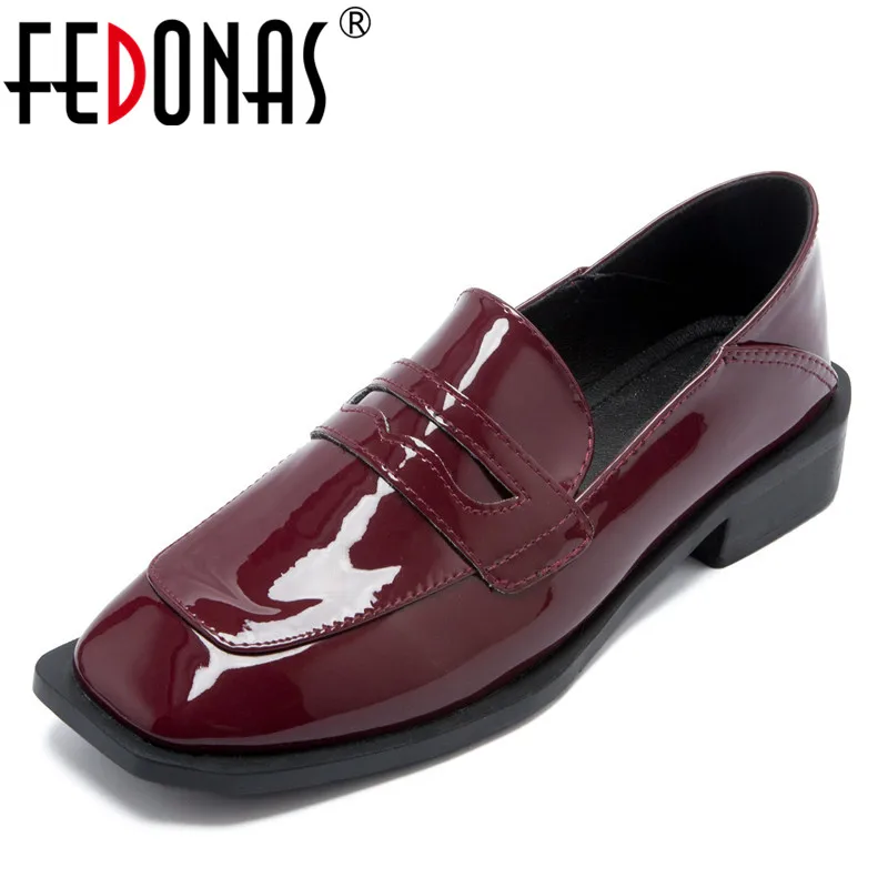 FEDONAS женские туфли-лодочки Лакированная кожа вечерние Классическая обувь без