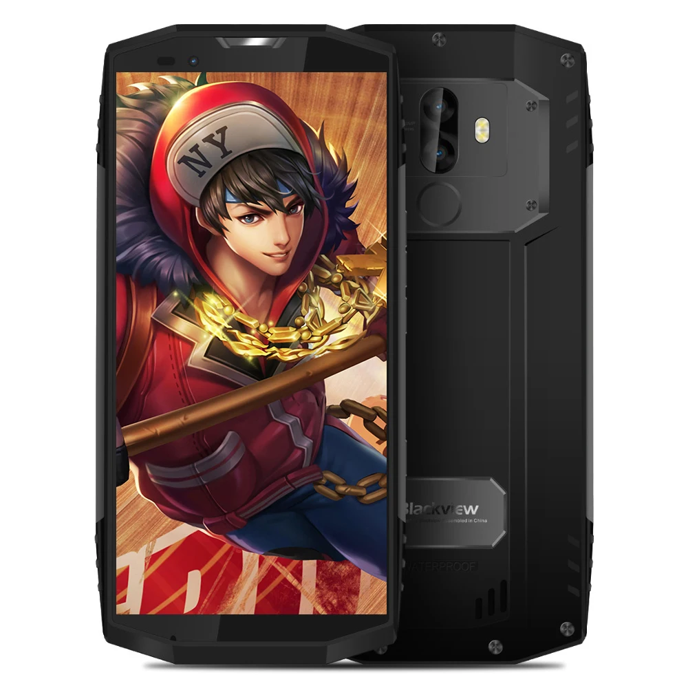 black Blackview BV9000 Pro 5," IP68 водонепроницаемый прочный смартфон 6 ГБ+ 128 Гб Helio P25 мобильный телефон Octa-Core4180mAh мобильный телефон - Цвет: black