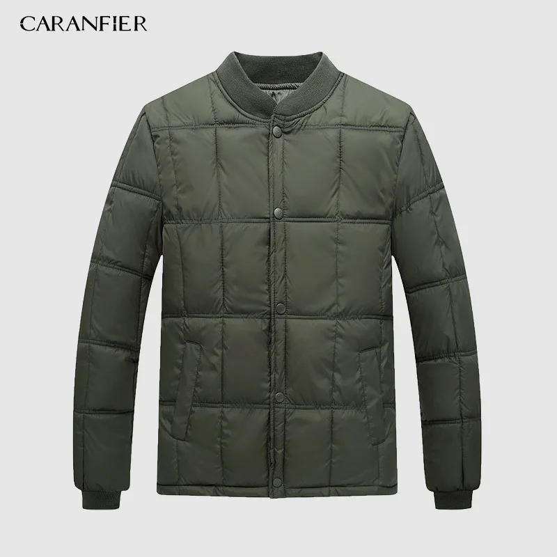 CARANFIER 3 шт. парки куртка с хлопковой подкладкой пальто зимние мужские