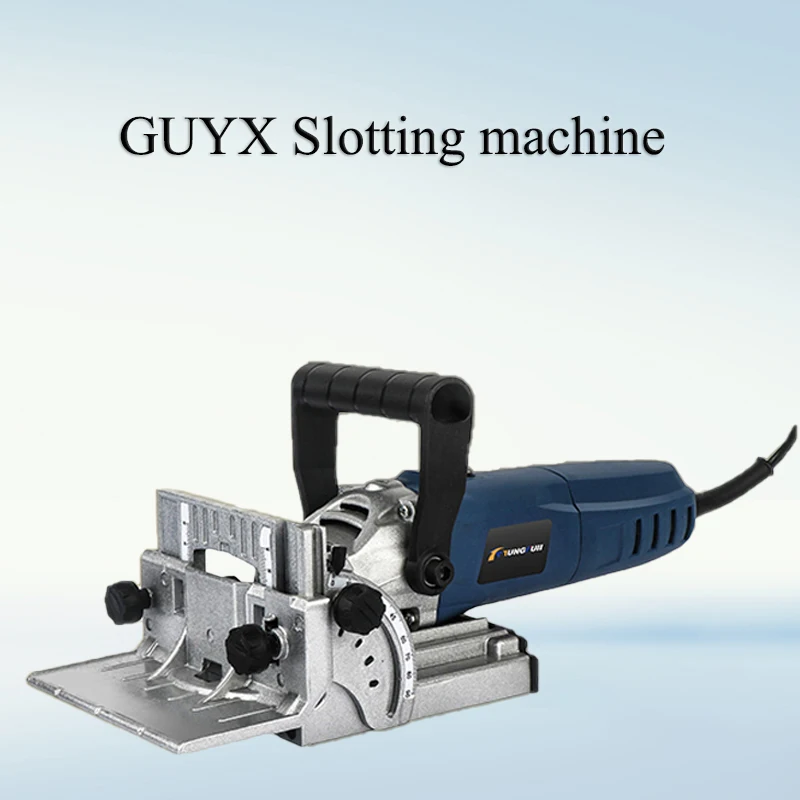 

Woodworking tenoning machine multifunctional puzzle machine woodworking slotting copper motor 900W biscuit joint power tool
