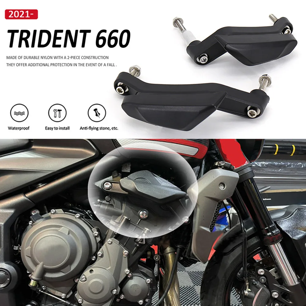 NEW Motorcycle Accessories Falling Protection Frame Slider Fairing Guard Crash Pad Protector For Trident 660 2021 2022 | Автомобили и