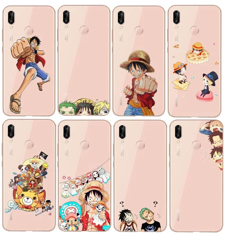 Силиконовые телефонные чехлы с японским аниме коллажем из серии Луффи чехол для