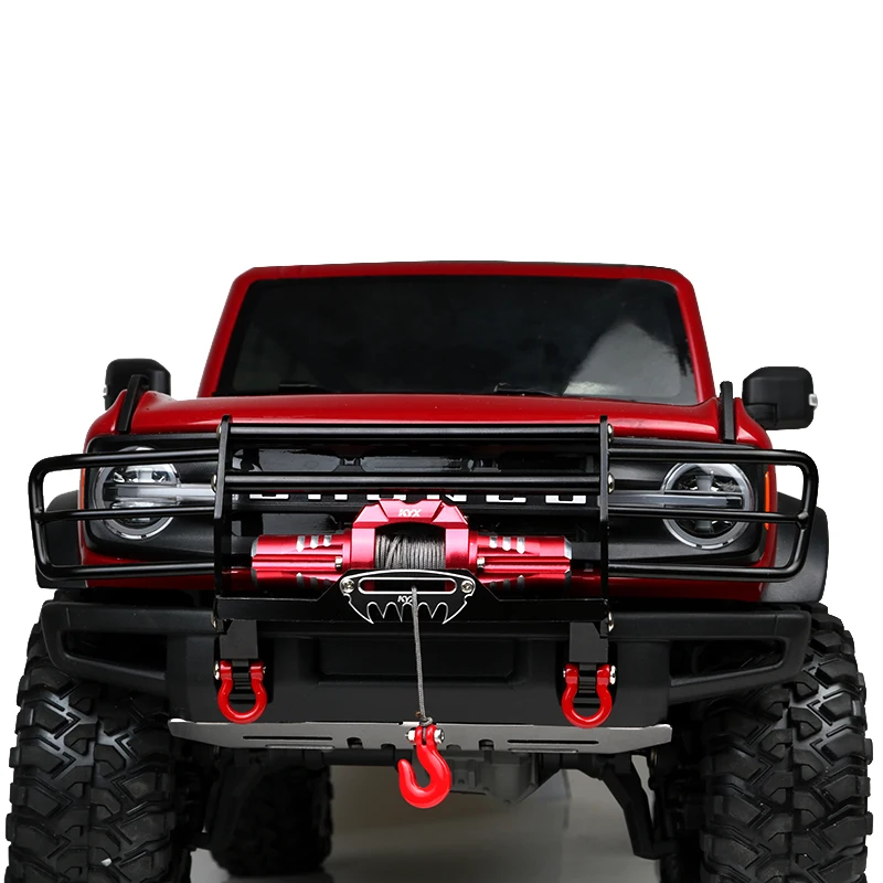 Фото KYX гоночный Сплав передний бампер аксессуары для 1/10 RC Crawler Car Traxxas TRX4 2021 Bronco KYX гоночный Сплав передний бампер аксессуары для 1/10 RC Crawler Car Traxxas TRX4 2021 Bronco