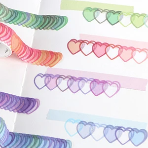 100 шт.рулон, декоративные наклейки в виде любящего сердца