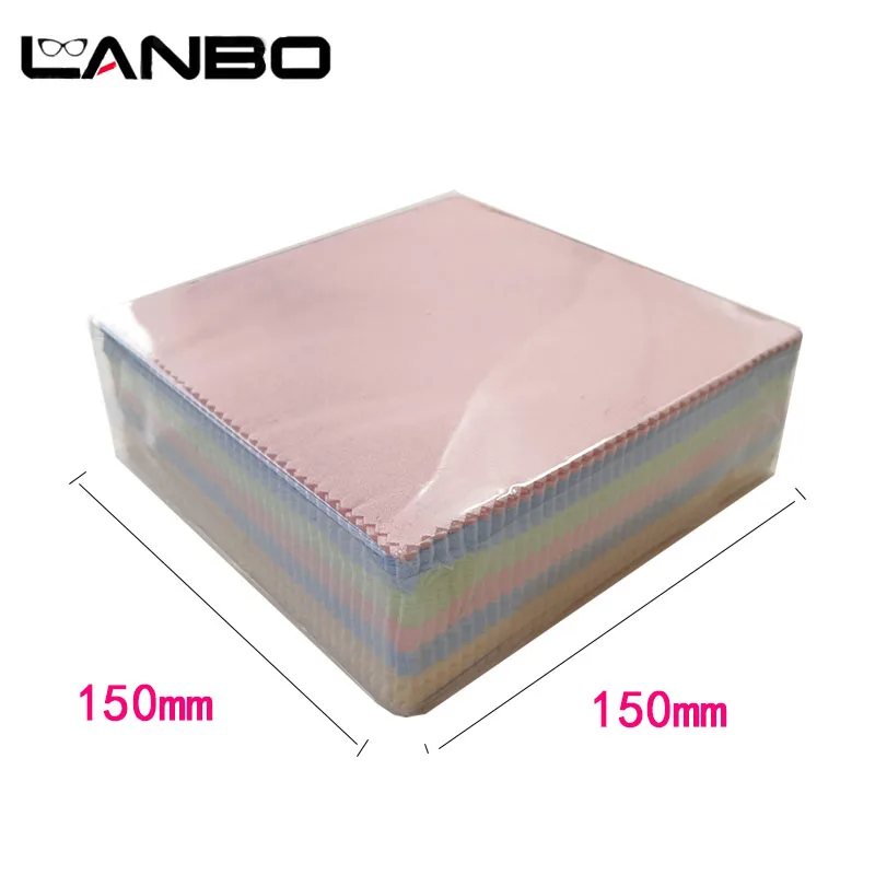 Фото Салфетка для чистки солнцезащитных очков LANBO, 30 шт., 15 х15 см, из микрофибры, очки со встроенной камерой, тряпки для вытирания пыли, салфетки №1