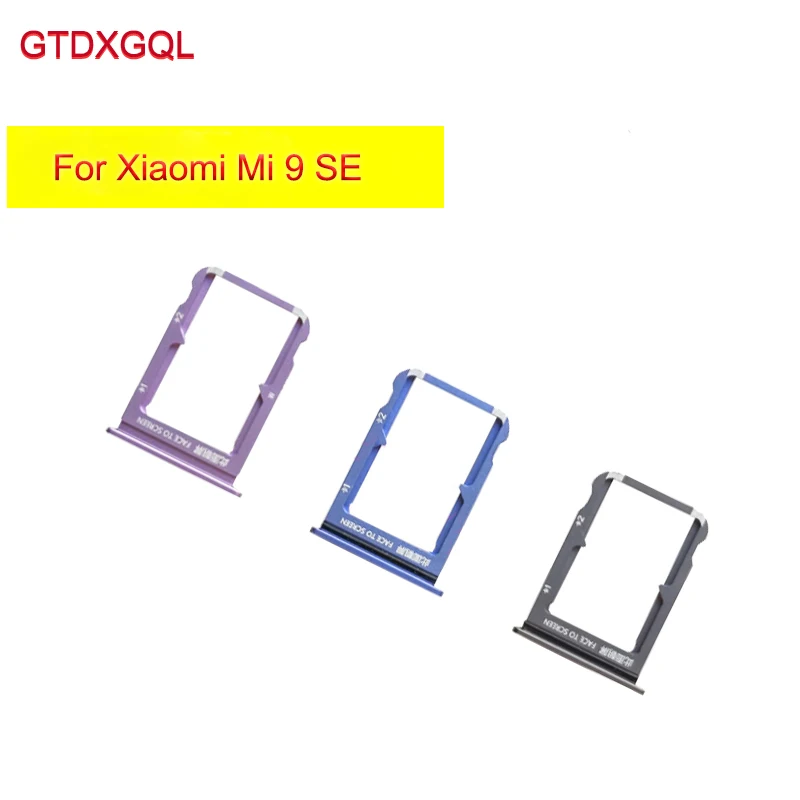 

Новый адаптер держателя лотка для SIM-карты для Xiaomi Mi 9 SE запасные части