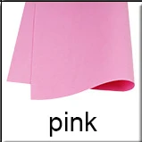 pink 10 шт цветная губчатая бумага 50*50 см толщина Руководство DIY Материал головоломки Детский сад резиновый пластик 0,8 мм большой лист пенопласта - Цвет: pink