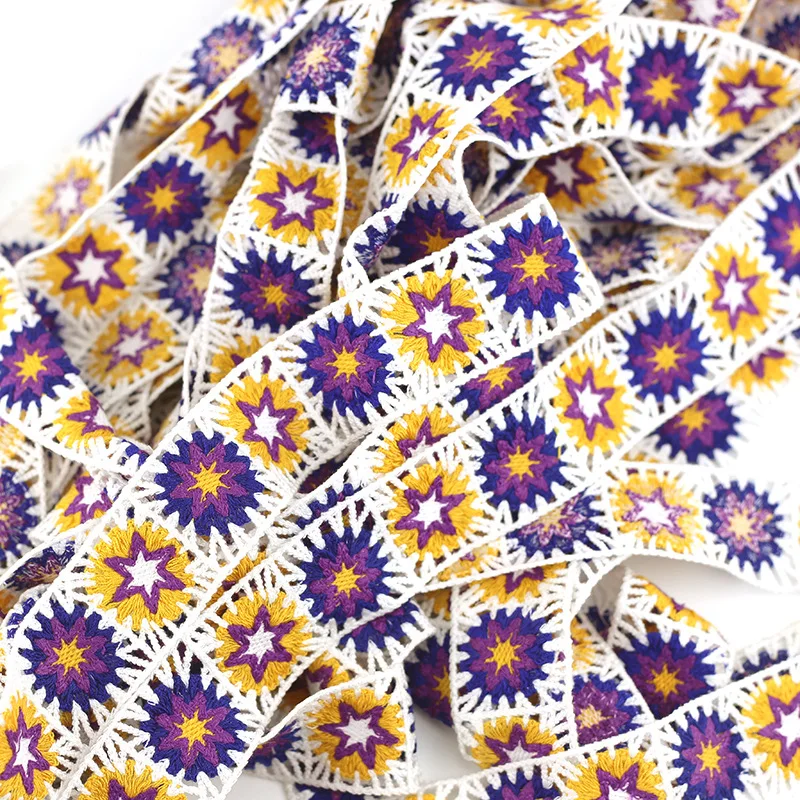 Кружевная вышивка с цветочным крючком ширина 4 5 см | Дом и сад