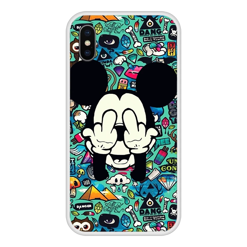 Phone Case for One Plus 3 3T 5 5T 6 6T Soft Silicone TPU Mickey Minnie Patterned Painting OnePlus Cases Stock |