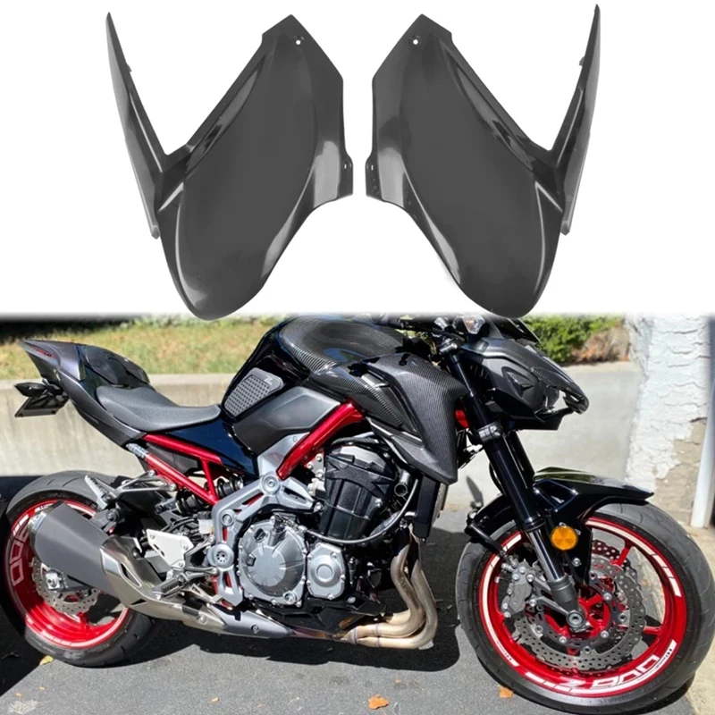 

For Kawasaki Z900 2017 2018 2019 Unpainted Motorcycle Tank Front Side Panel Trim Cover Fairing Cowl Accessories