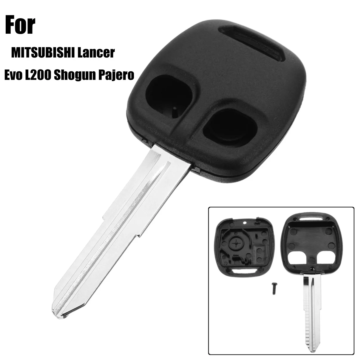 Горячая новинка 2 кнопки корпус автомобильного ключа дистанционного управления