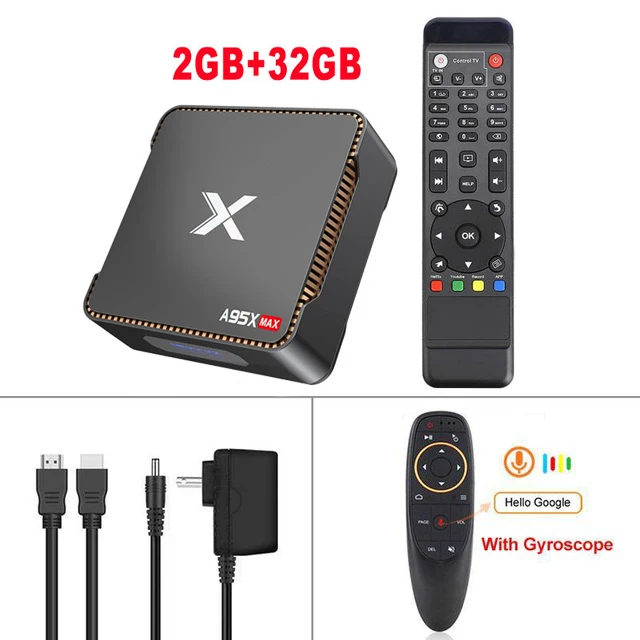 2GB32GB Add G10 Запись видео Smart Box tv A95X MAX X2 ТВ Медиаплеер 4K HDR двухдиапазонный Wifi Bluetooth 1000M Android 8,1 Amlogic S905X2 ТВ приставка - Цвет: 2GB32GB Add G10