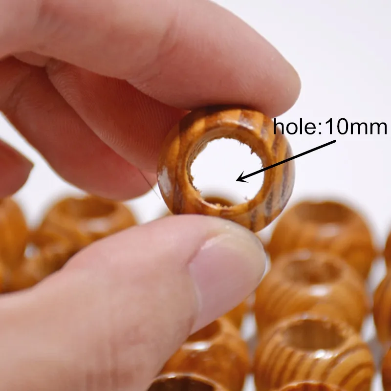 Для изготовления украшений своими руками Браслет деревянные бусины с большими