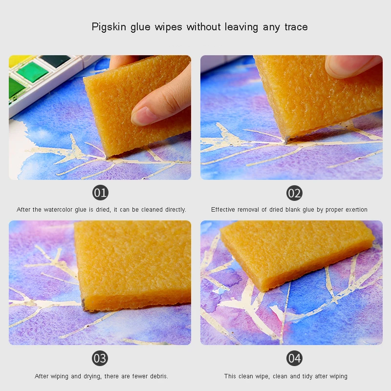 Bgln Акварельная белая жидкость для Удаления Протрите акварелью специальный