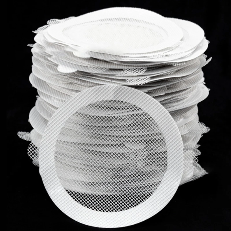 25 Pcs Bathroom Disposable Drain Hair Catcher Shower Mesh Adhesive Stickers Kitchen Sink Filter | Строительство и ремонт