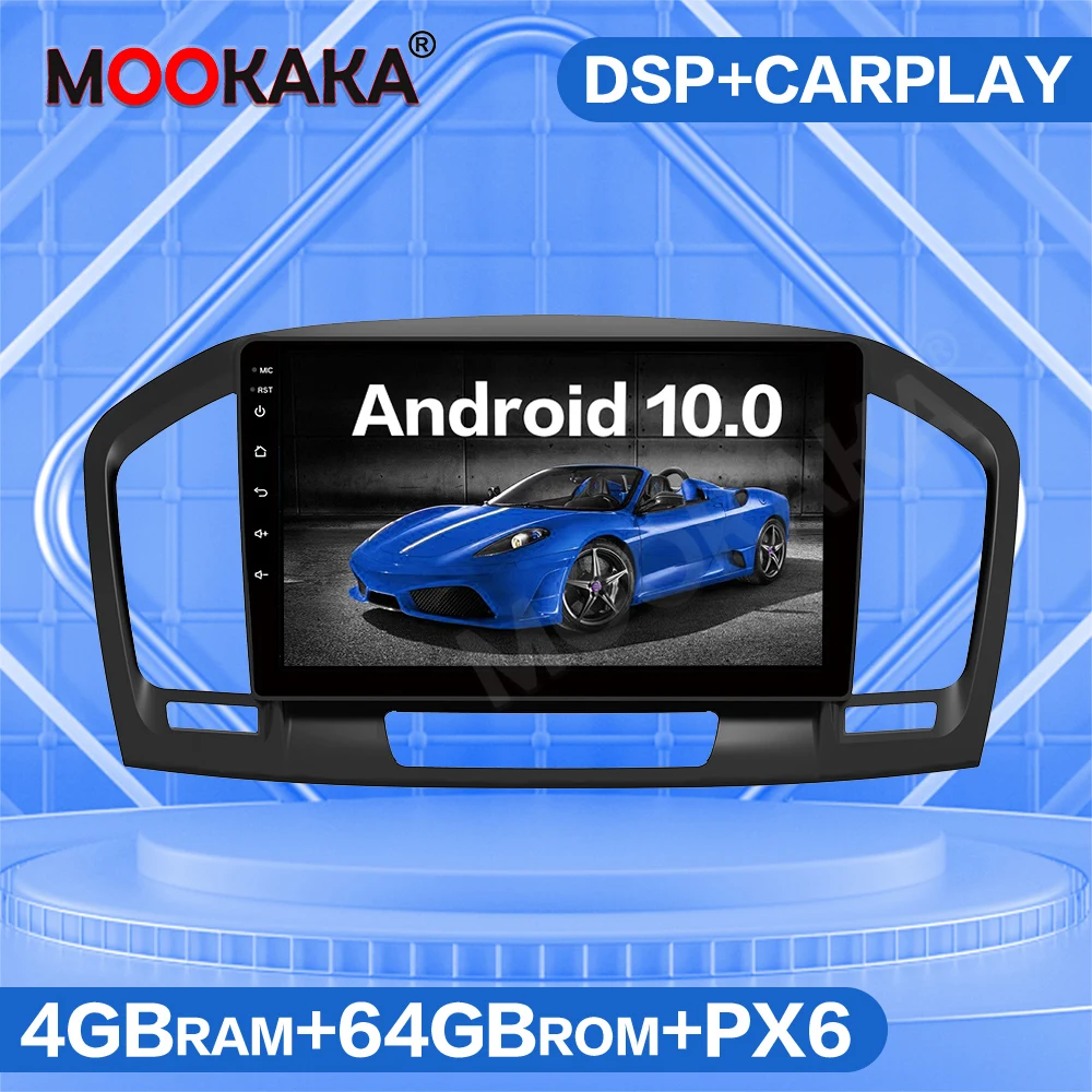 

4G SIM Card Android 10.0 64GB Car GPS Navigation Radio For Opel Insignia 2008-2013 DVD Multimedia Player Head Unit Tape Recorder