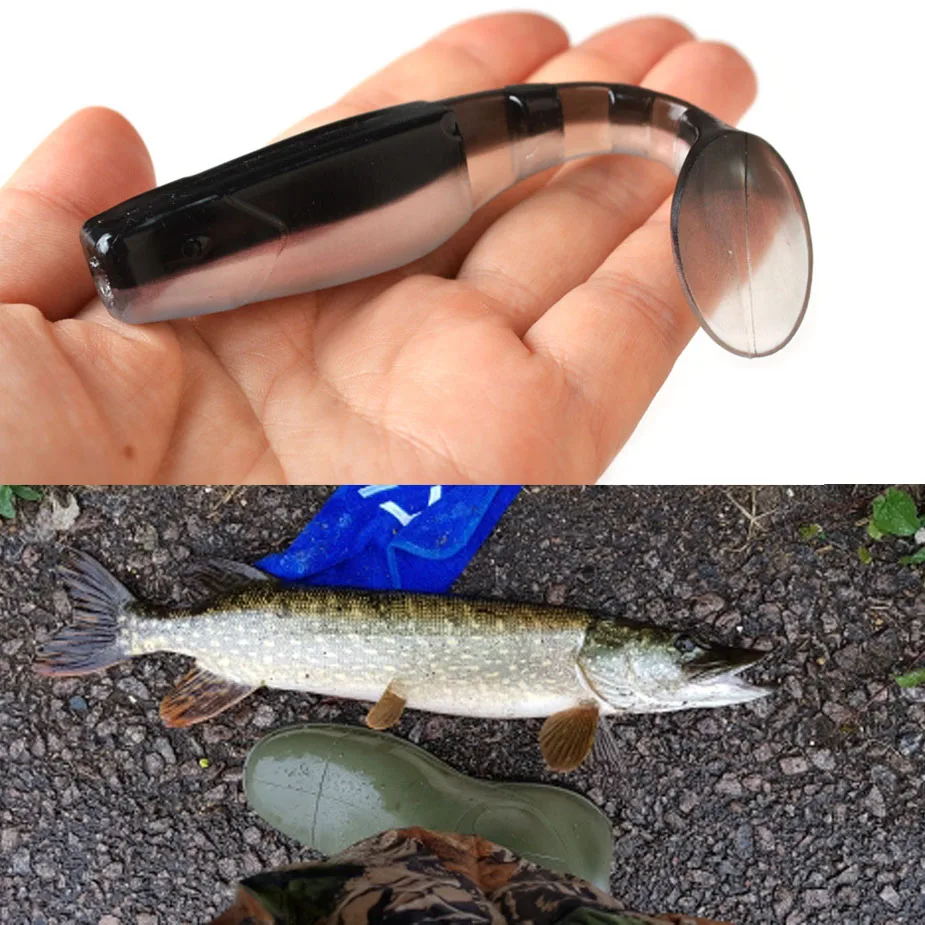 4 шт. силиконовые приманки для рыбы 80 мм 100 мм|Наживки рыбной ловли| |