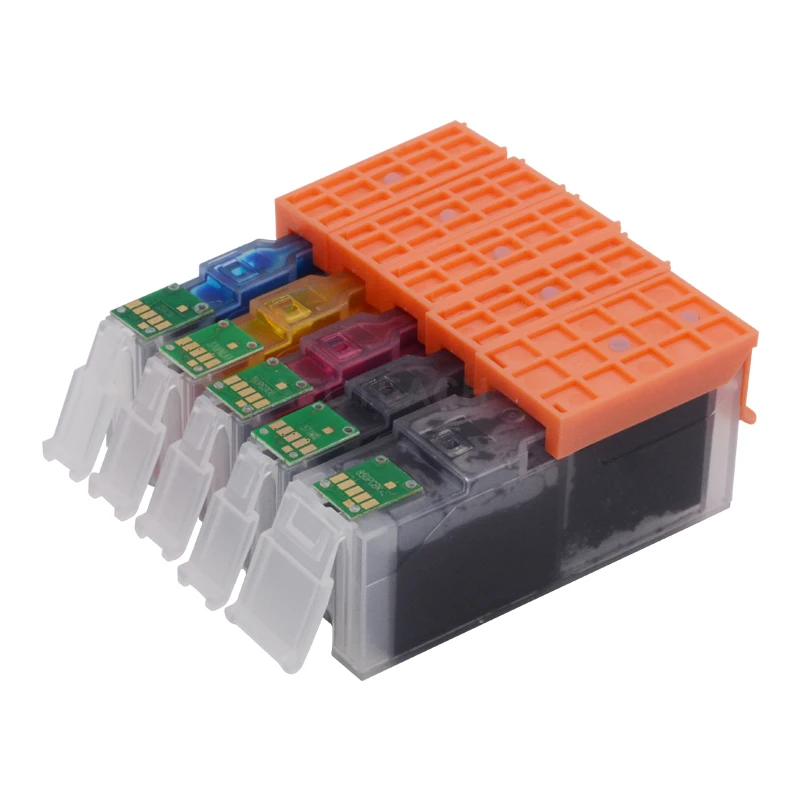 Aecteach Новый 5C 470 471 PGI-470 PGBK CLI-471 совместимый картридж с чернилами полный чернил для