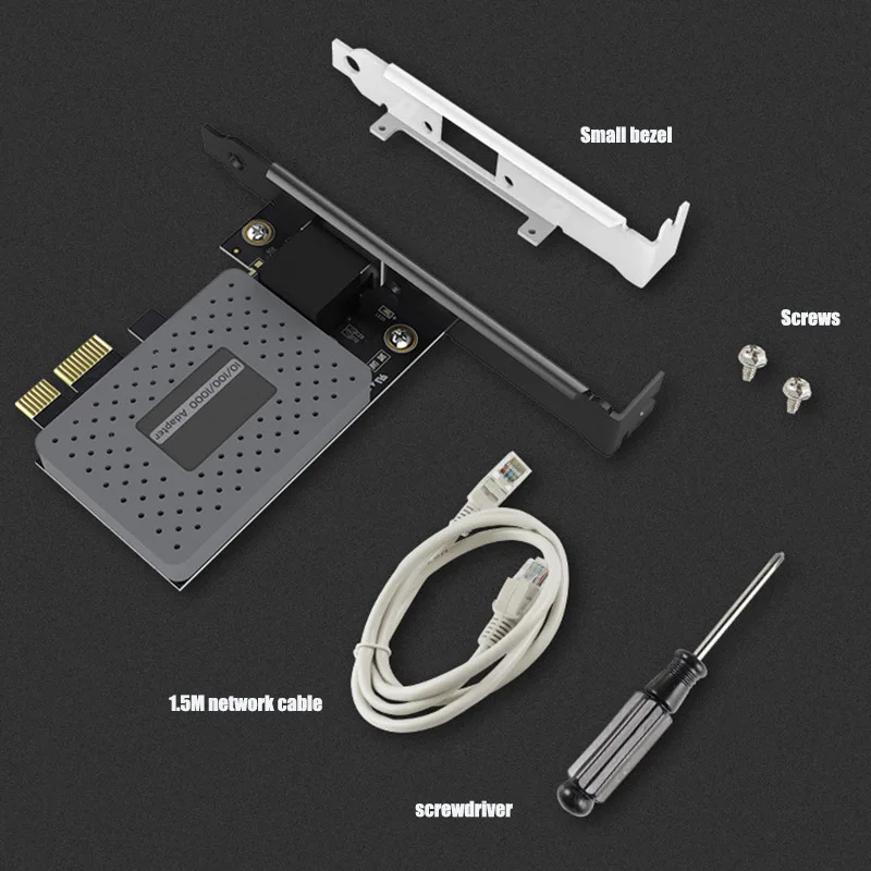 

Gigabit Ethernet PCI-E Networks Card Drive-free 10/100/1000Mbps RJ45 LAN Adapter for Desktop PC VDX99