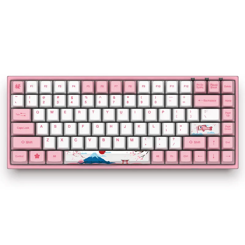 Akko 3084 USB Проводной Двойной режим 84 клавиши клавиатуры World Tour Токио Механическая игровая клавиатура для ПК, ноутбука, компьютера