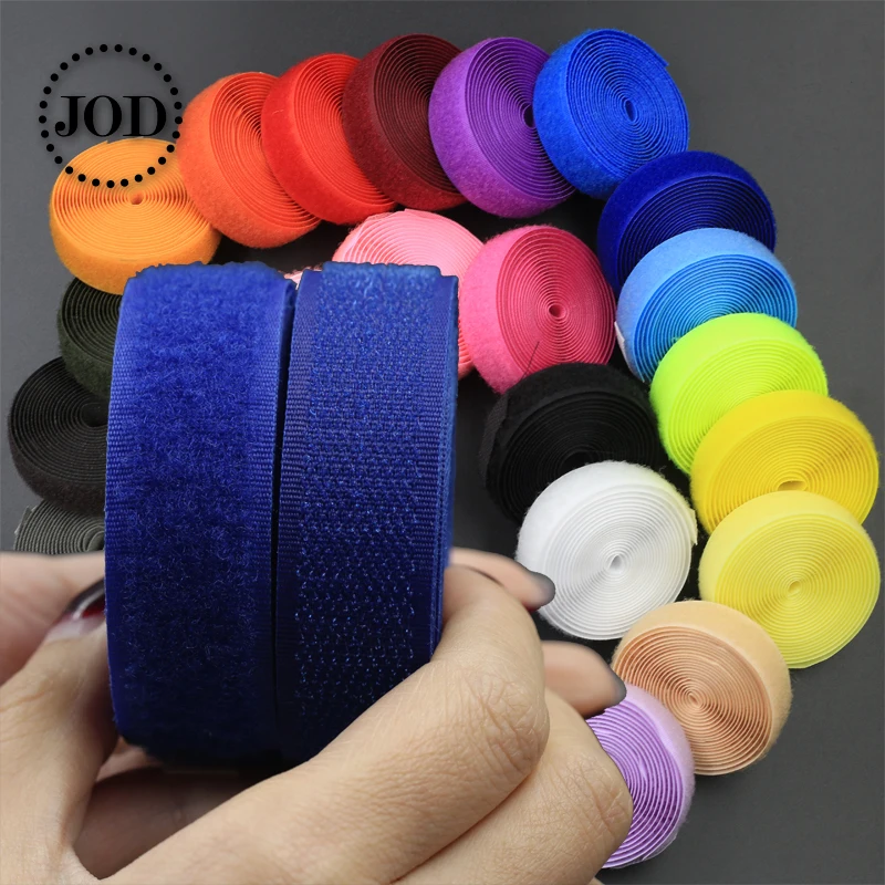 лента липучка 2 метр * см DIY крюк и петля клей крепежной ленты нейлон пуговиц