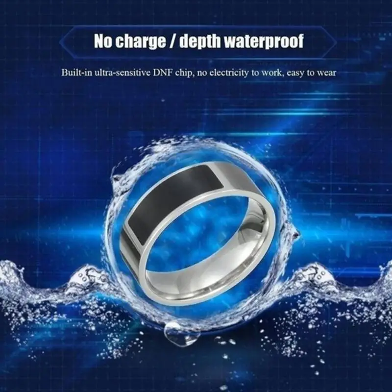 Smart Rings Waterproof Digital Fashion Ring Accessory Control Intelligent Finger NFC for Samsung Phone | Электроника