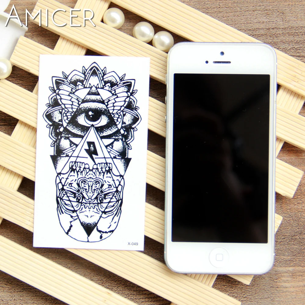 Waterproof Temporary Tattoo Sticker eye of God totem tattoo body art Water Transfer fake flash tattoos for girl women men | Красота и