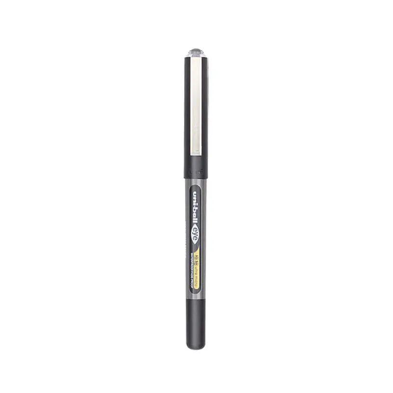 black 0.38mm 1Pcs 1 шт. UNI UB-150 гелевая ручка прямая жидкая ручка 0,38/0,5 мм красный синий черный цвет канцелярские принадлежности для офиса, бизнеса и школы - Цвет: black 0.38mm 1Pcs