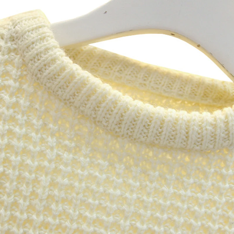 Женский трикотажный пуловер Artguy свободный свитер с круглым вырезом однотонный