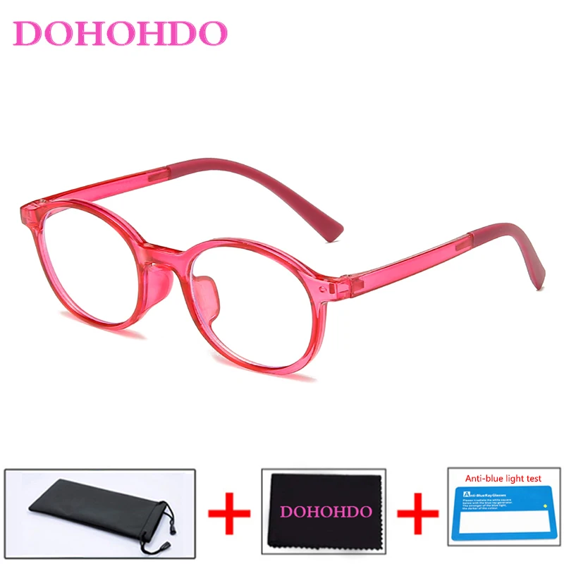 

Anti Blue Light Blocking Glasses Kids Frame Boy Girls Glasses Clear Lens UV400 Computer Children Eyeglasses Bluelight Glasses