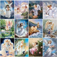 5d diy diamond painting character full squareround angel diamond embroidery mosaic photo rhinestone pictures home decoration