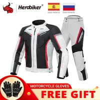 herobiker motorcycle jacket men moto windproof riding jacket body armor winter racing motocross jacket suit waterproof m 3xl