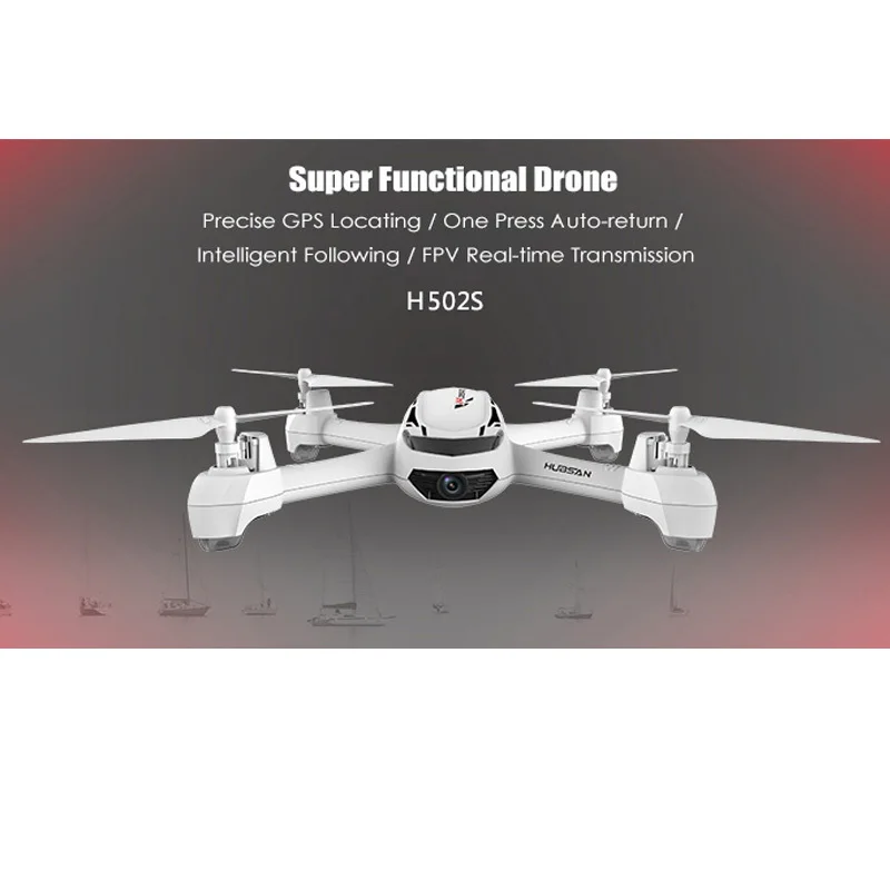 Hubsan X4 H502S Радиоуправляемый Дрон 5 8G FPV GPS режим высоты RC Квадрокоптер с камерой 720P