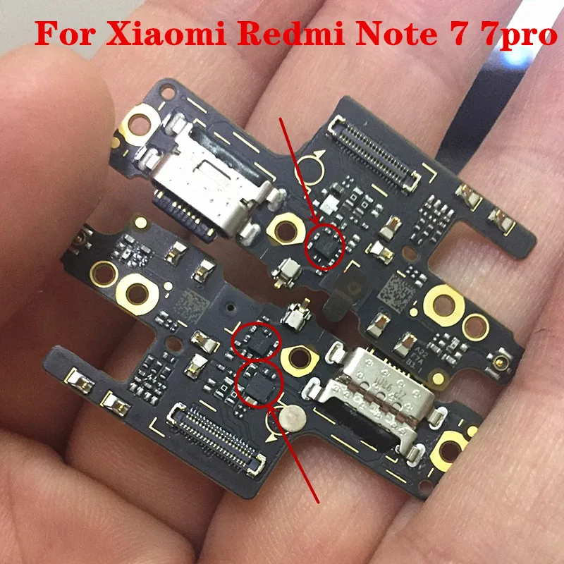 

Original USB Charger Plug board Connector For Xiaomi Redmi Note 7 Note7 Pro USB Charging Port Dock With Microphone Flex cable