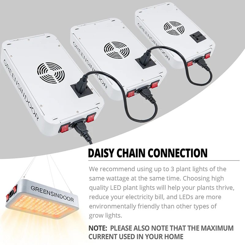 Комнатный 2000 Вт светильник для выращивания фитолампа растений с режимом Вега и