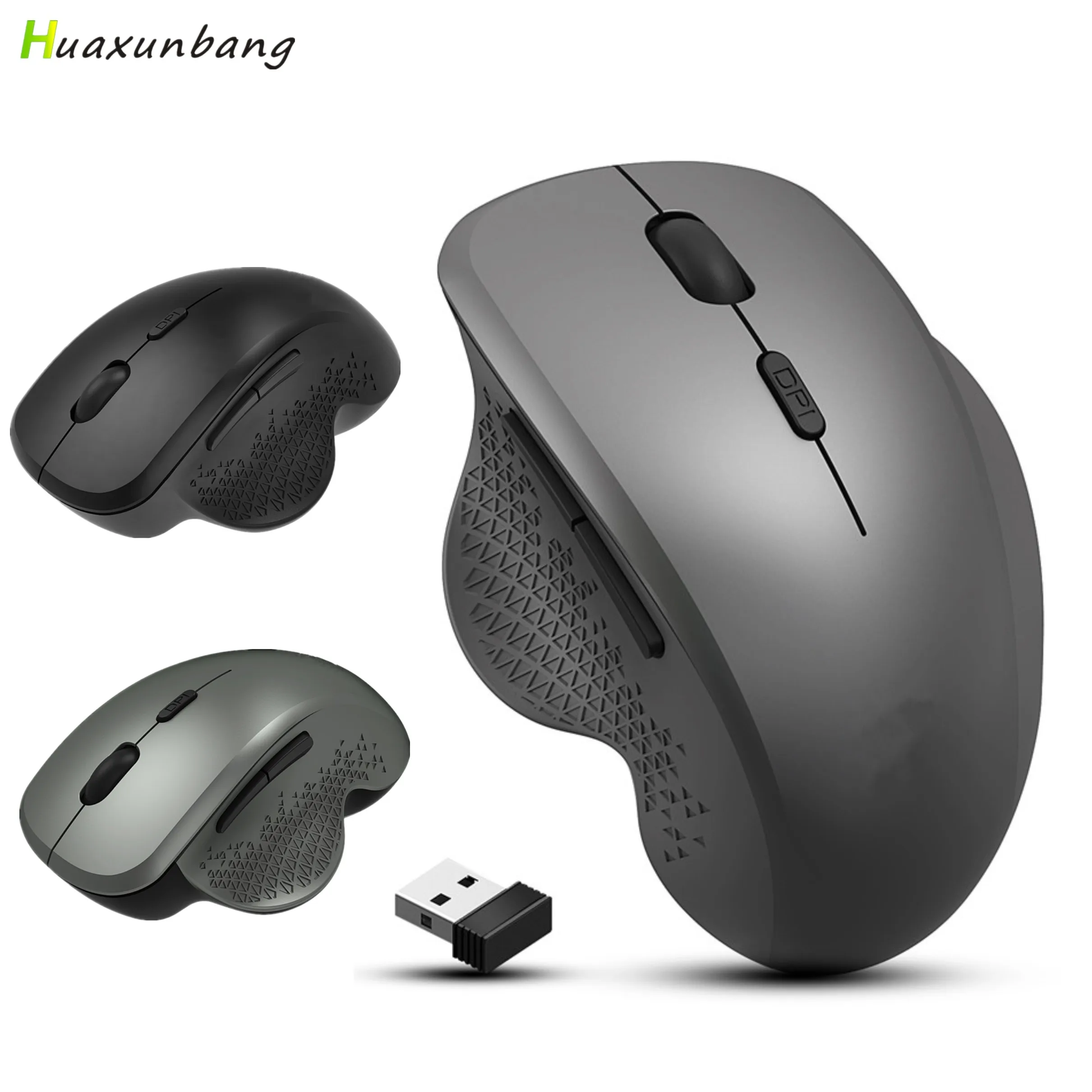 

2.4G Wireless Mouse Mute Vertical Mause 6D USB Optical Ergonomic Mouse For PC Laptop Computer Desktop Macbook Dell HP Lenovo