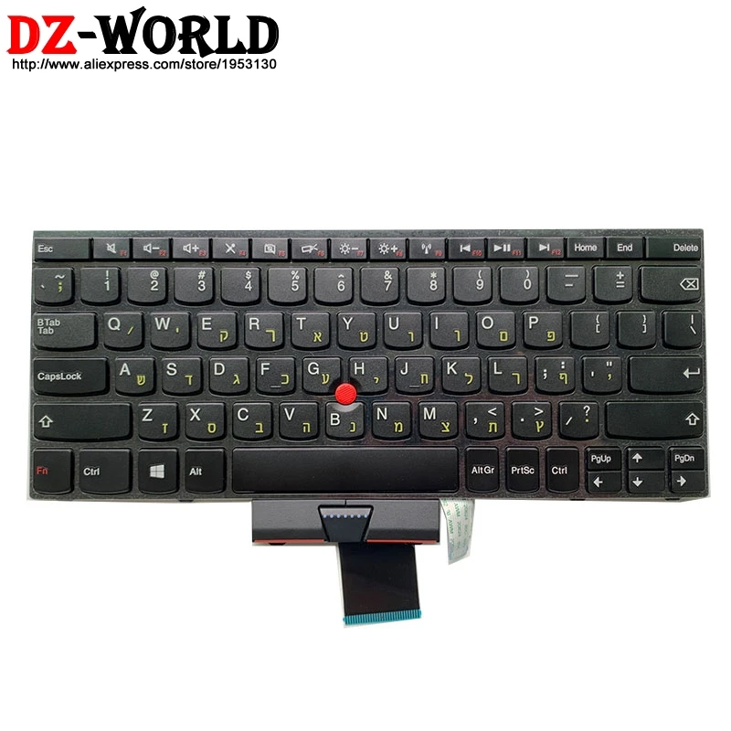 Новая/Оригинальная клавиатура иврит Израиль для ноутбука Lenovo Thinkpad E120 E220S S220 E125 E130