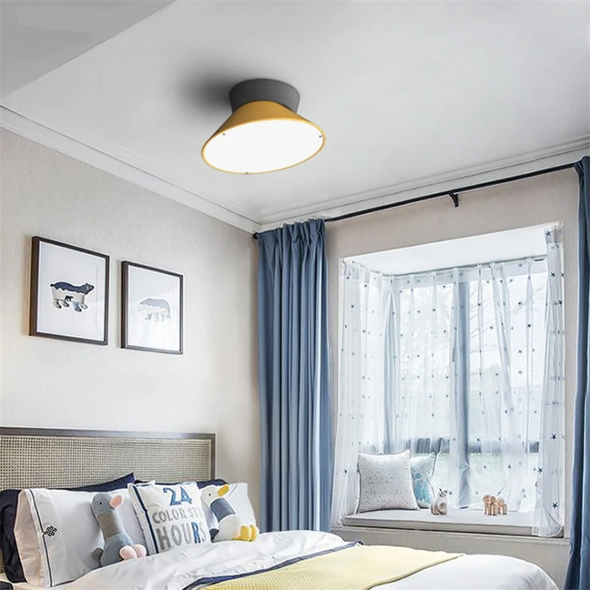 Скандинавские современные потолочные светильники столовая гостиная сотня набор