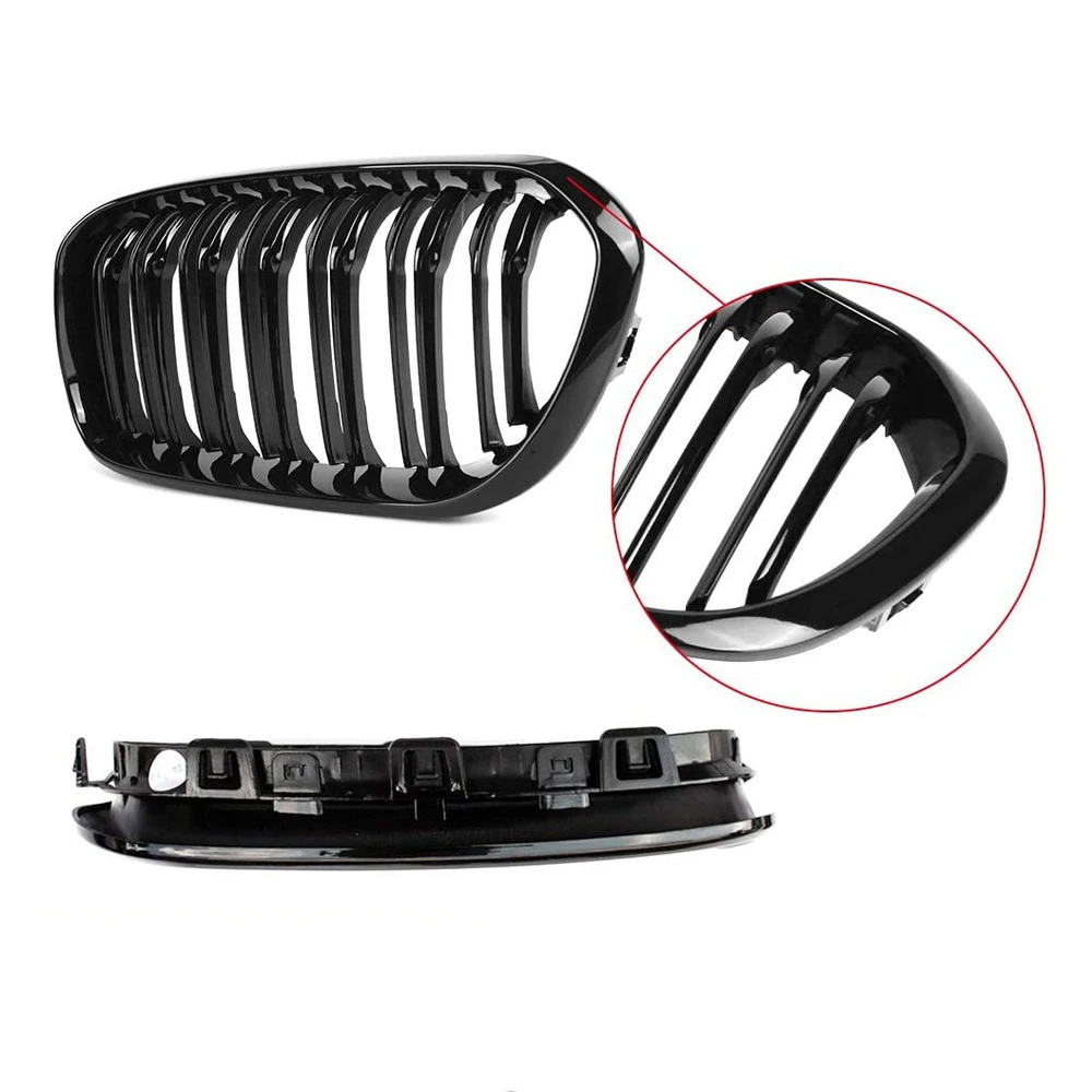 Передняя решетка для замены почек BMW F20 F21 LCI 2015 2016 2017 16i 118i 120i 125i ABS глянцевые черные