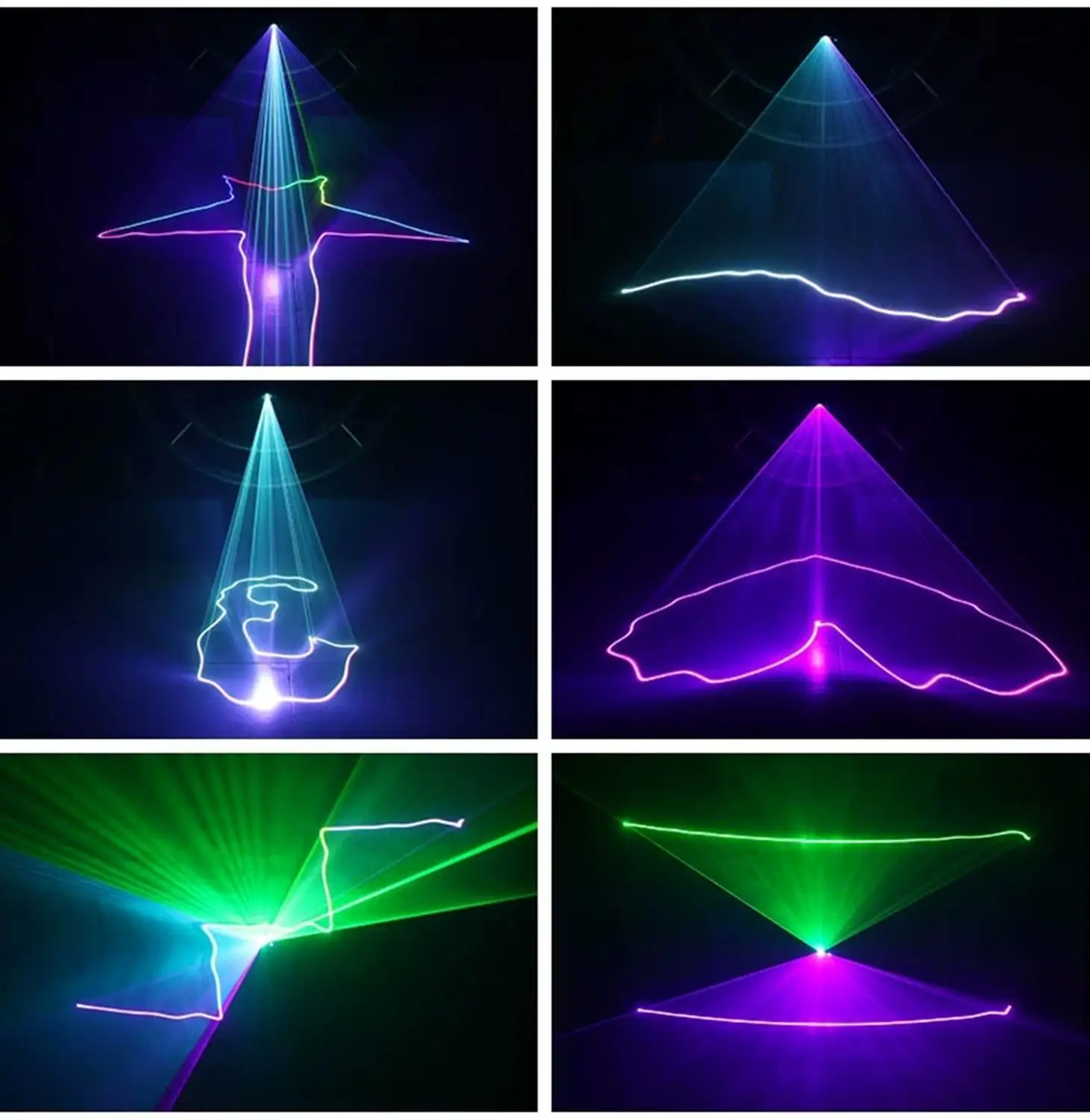 Light-emitting diode laser projector disco lamp RGB voice control remote DJ party light Christmas | Лампы и освещение