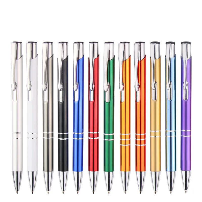 KDD металлическая шариковая ручка вращающаяся карманная портативная маленькая