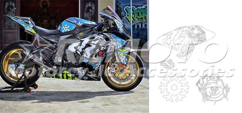 Новый Abs мотоцикл обтекатель подходит для BMW S1000RR 2015-2016 кузова литья под давлением