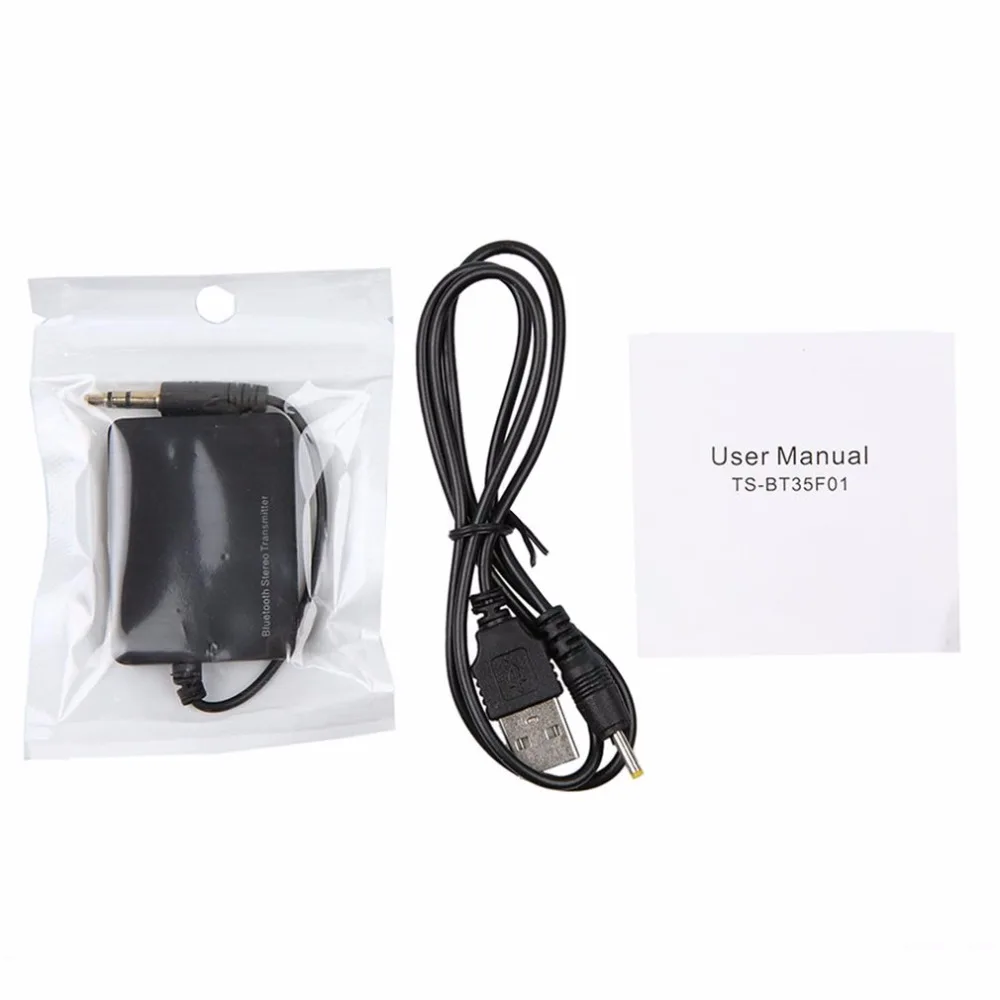 Wireless Bluetooth Transmitter Mini Audio 3.5mm A2DP Stereo Dongle Adapter for iPod TV Mp3 Mp4 PC Speaker | Электроника