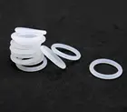 Силиконовые уплотнительные кольца для пищевых продуктов, красныебелые, диаметр проволоки 3 мм, наружный диаметр 10-75 мм, уплотнительное кольцо, шайба