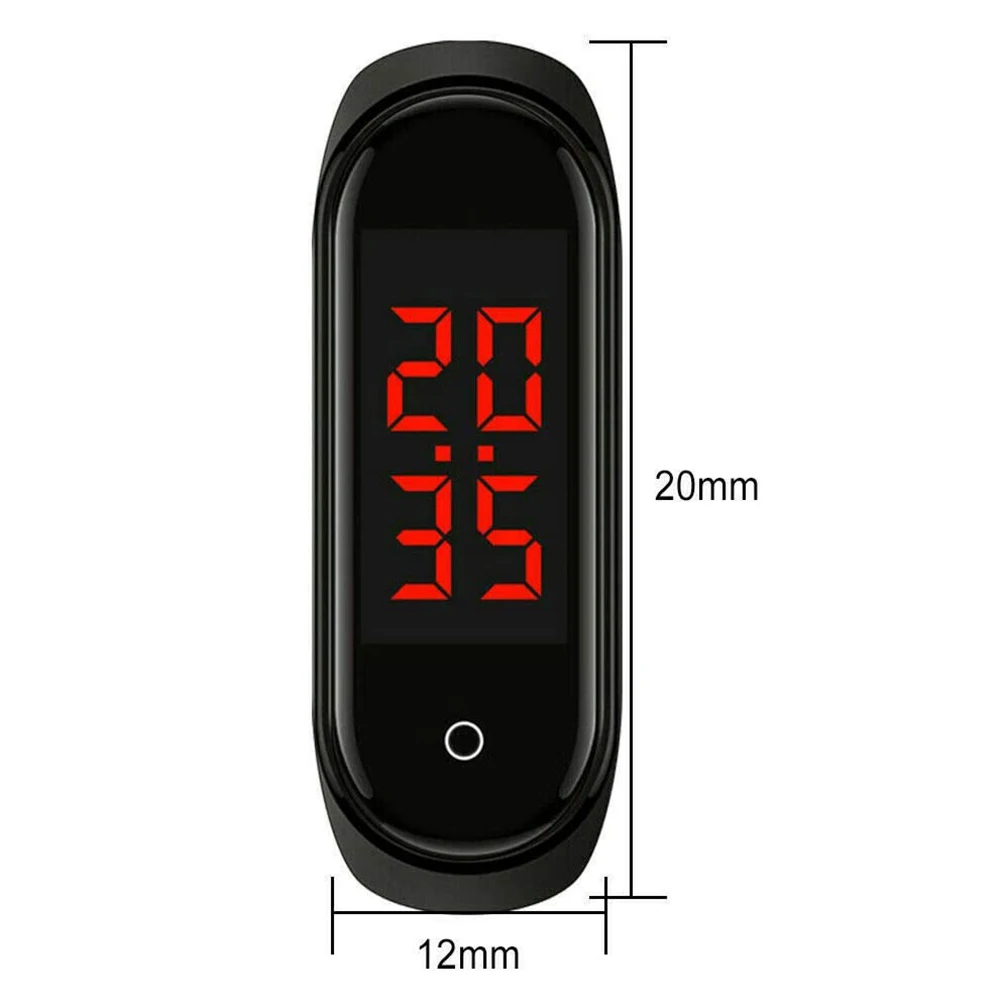 Умные часы со светодиодным экраном Thermomet V8 часы-браслет с измерением температуры